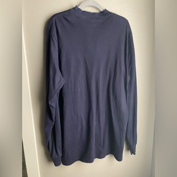 NSA Shirts National Safety Apparel Fr Lng Sleeve Henleyshirt Navy